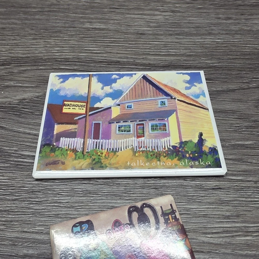 6 Vintage Fridge Magnets - Excellent Variety